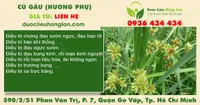 Củ Gấu (Hương Phụ)