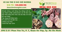 Củ Hà Thủ ô đỏ chế đường