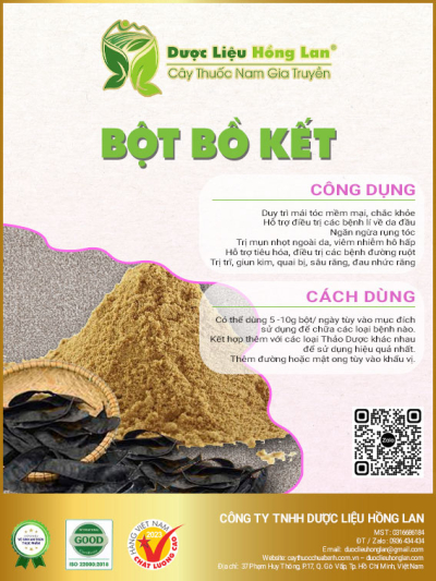 Bột Quả Bồ Kết