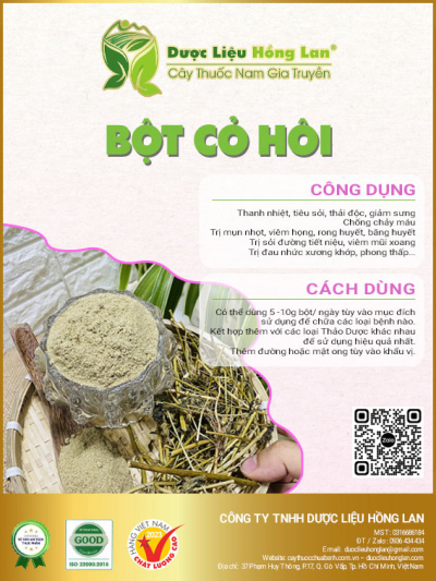 Bột Cây Cứt Lợn (Cỏ Hôi)