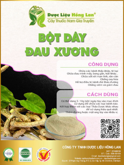 Bột Dây Đau Xương (Khoan Cân Đằng)