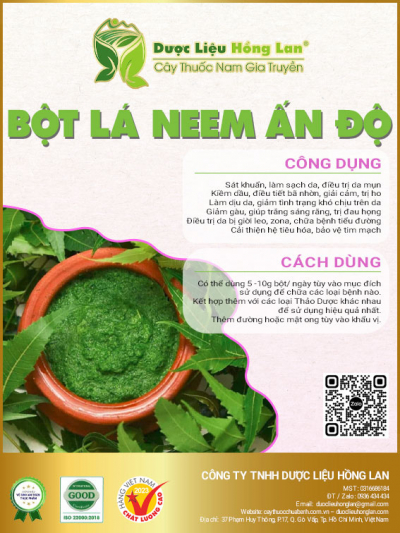 Bột Lá Neem Ấn Độ