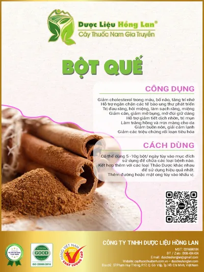 Bột Quế Chi