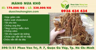 Măng Nứa khô