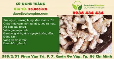 Củ nghệ trắng
