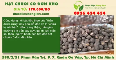 Hạt chuối cô đơn khô