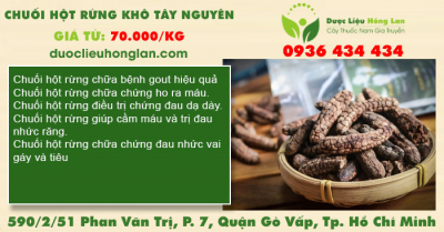 Chuối Hột Rừng khô Tây Nguyên