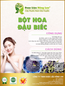 Bột hoa đậu biếc