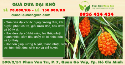 Quả dứa dại khô