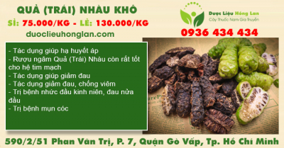 Quả (Trái) Nhàu khô