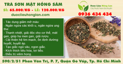 Trà Sơn Mật Hồng Sâm