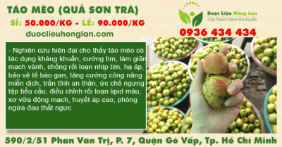 Táo Mèo (quả Sơn Trà) khô Yên Bái