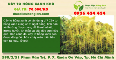 Dây Tơ Hồng Xanh khô