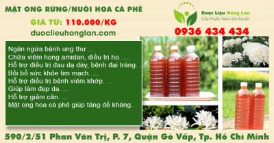 Mật ong rừng/nuôi hoa cà phê