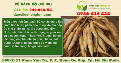 Củ Bách Bộ (củ 30)