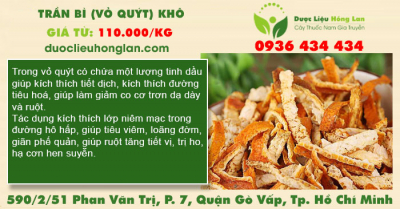Trần Bì (Vỏ Quýt) khô