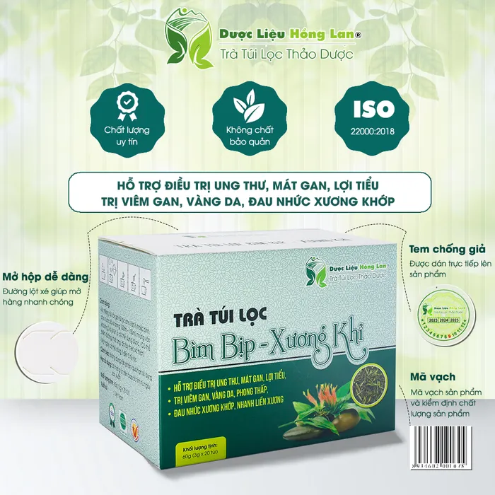 Trà Túi Lọc Cây Bìm Bịp (Xương Khỉ)