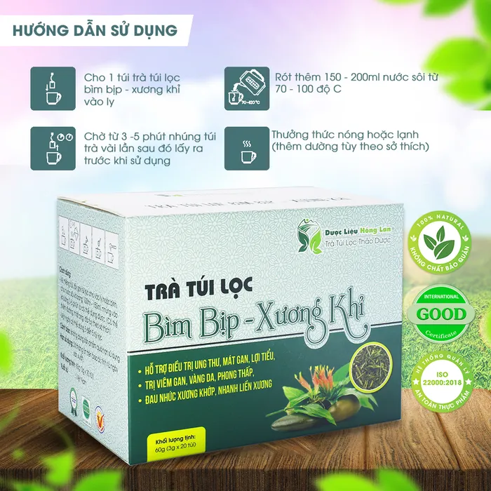 Trà Túi Lọc Cây Bìm Bịp (Xương Khỉ) 3