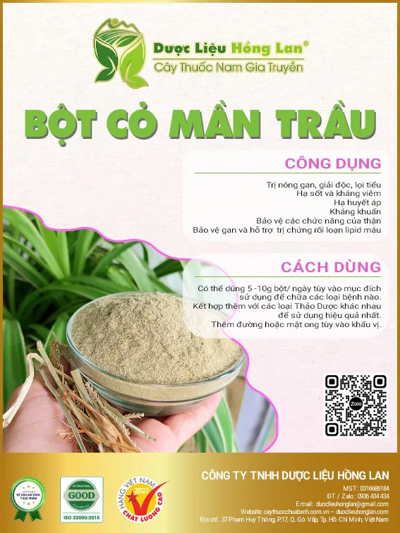 Bột Cây Cỏ Màn Tràu
