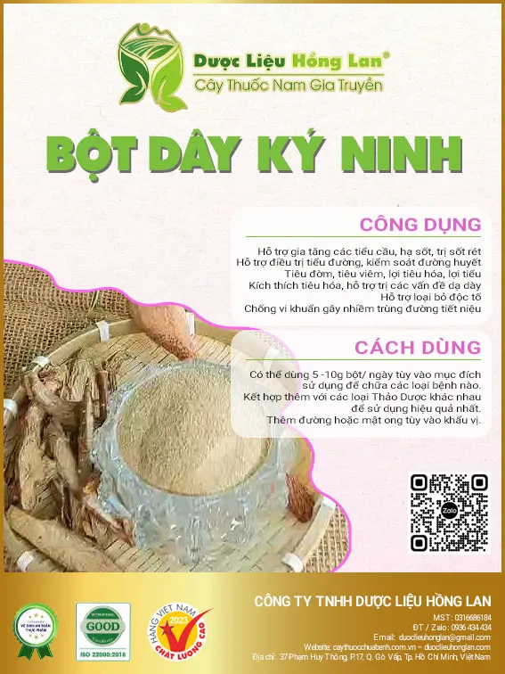 Bột Dây Ký Ninh (Dây Cóc)