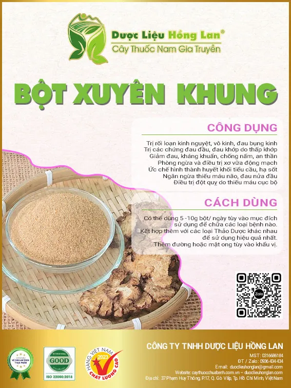 Bột Xuyên Khung