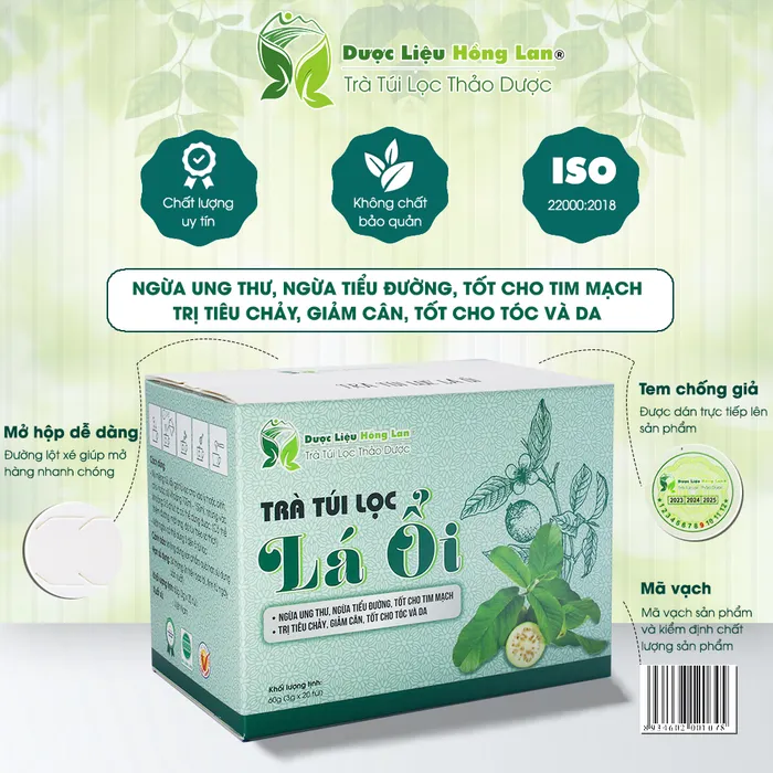 Trà Túi Lọc Lá Ổi
