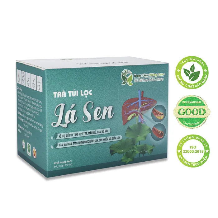 Trà Túi Lọc Lá Sen 1