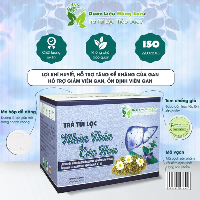 Trà Túi Lọc Nhân Trần & Cúc Hoa