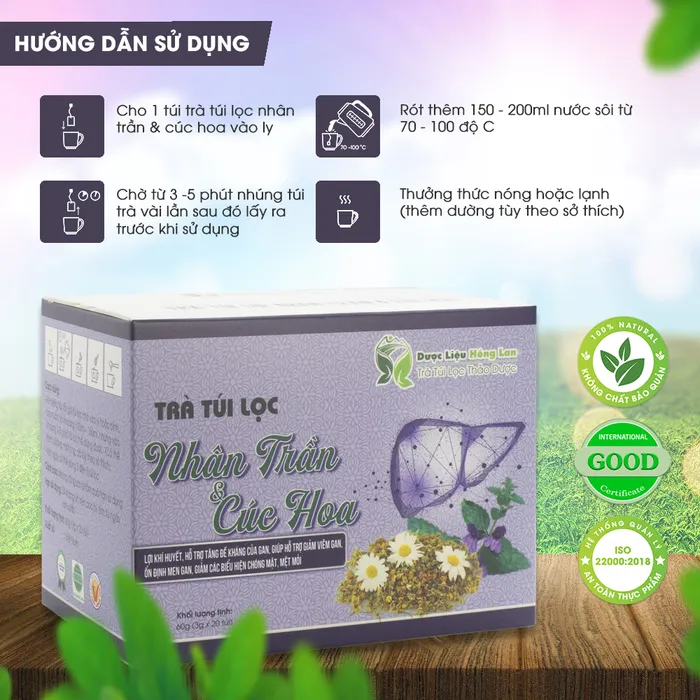 Trà Túi Lọc Nhân Trần & Cúc Hoa 3