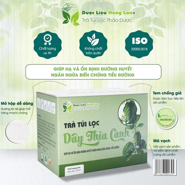 Trà Túi Lọc Cây Dây Thìa Canh