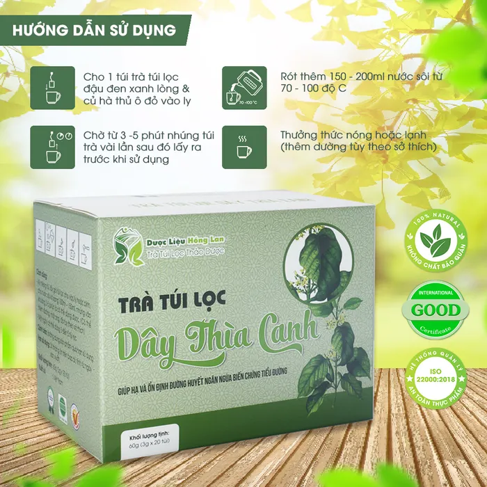 Trà Túi Lọc Cây Dây Thìa Canh 3