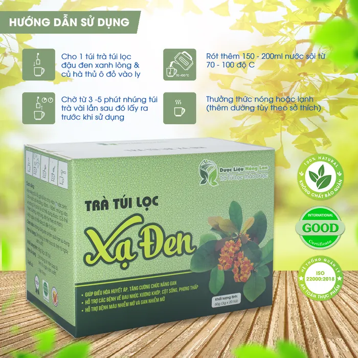 Trà Túi Lọc Cây Xạ Đen 3