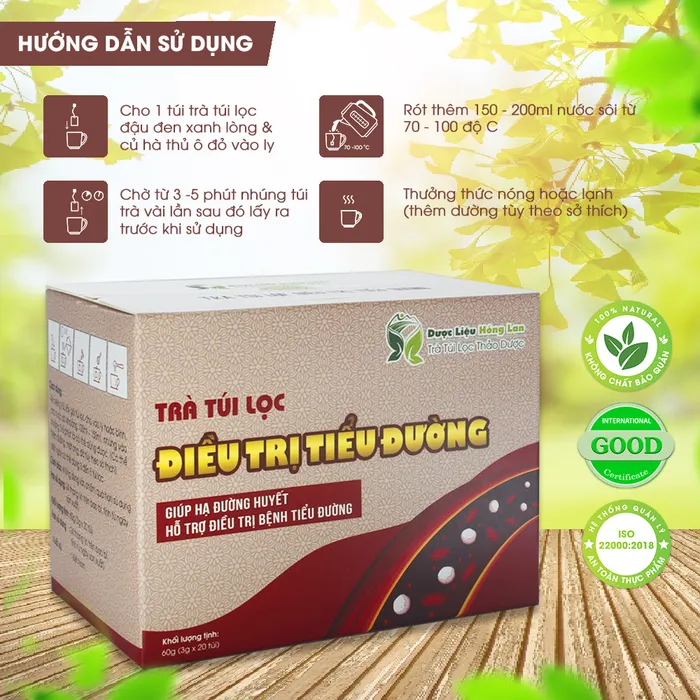 Trà Túi Lọc Hỗ Trợ Điều Trị Bệnh Tiểu Đường 4