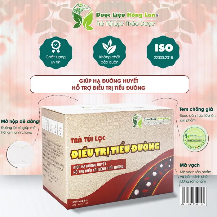 Trà Túi Lọc Hỗ Trợ Điều Trị Bệnh Tiểu Đường