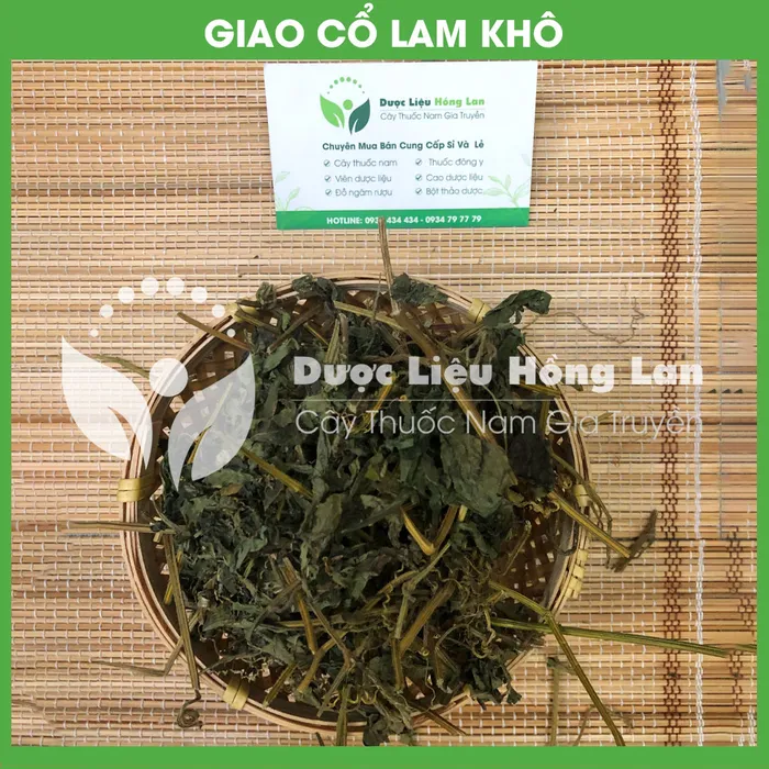 Cây Giảo Cổ Lam (Ngũ Diệp Sâm) khô 2