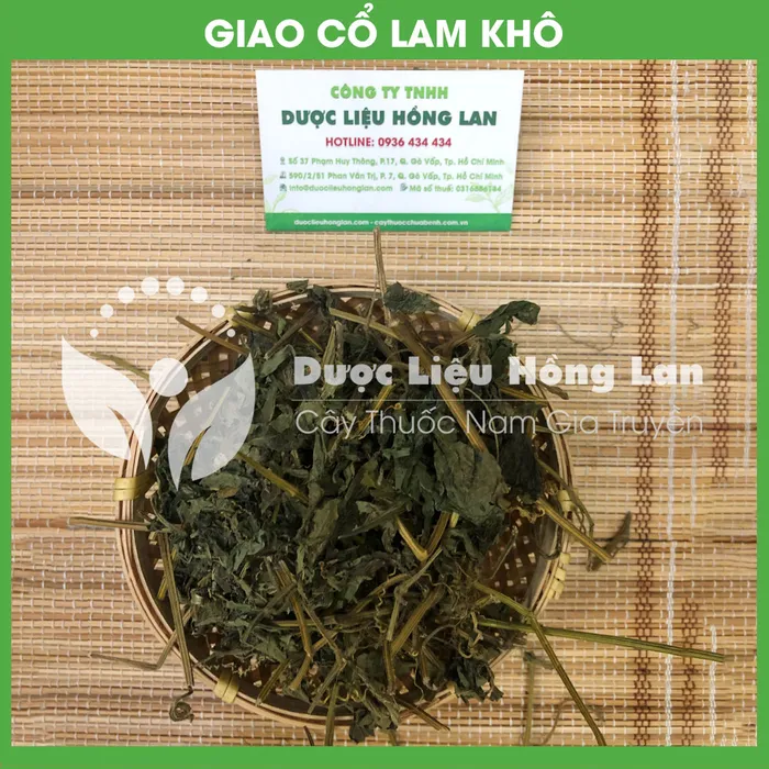 Cây Giảo Cổ Lam (Ngũ Diệp Sâm) khô 1