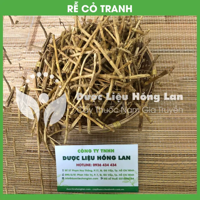 Rễ Cây Cỏ Tranh khô (Bạch Mao Căn) 1