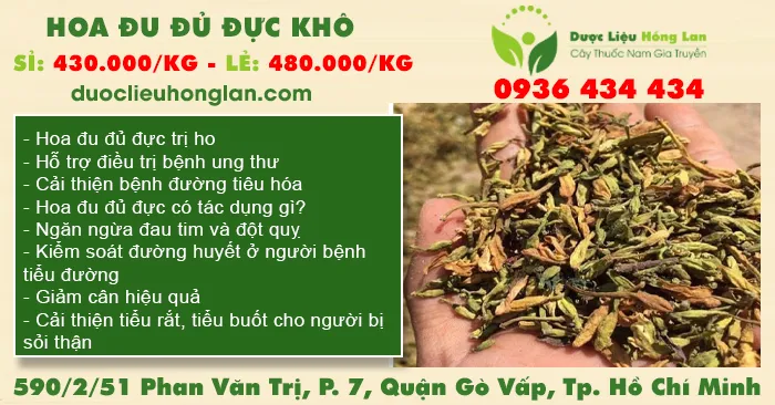 Hoa Đu Đủ Đực khô