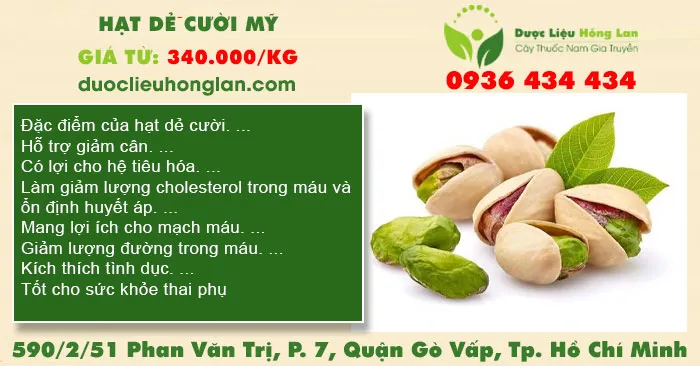 Hạt dẻ cười mỹ