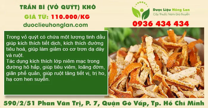 Trần Bì (Vỏ Quýt) khô