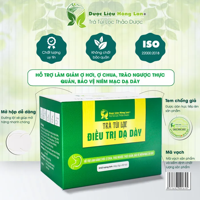 Trà Túi Lọc Hỗ Trợ Điều Trị Dạ Dày
