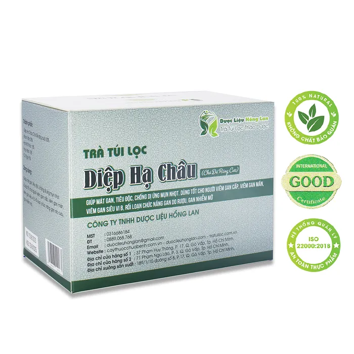 Trà Túi Lọc Cây Chó Đẻ (Cây Diệp Hạ Châu) 2