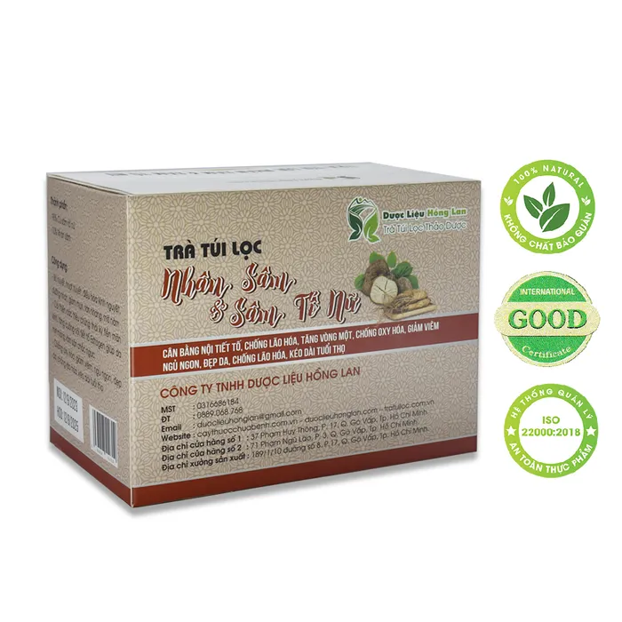  Trà Túi Lọc Nhân Sâm & Sâm Tố Nữ 2