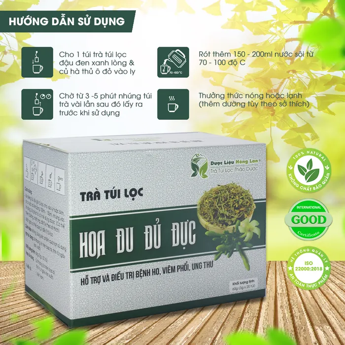 Trà Túi Lọc Hoa Đu Đủ Đực 4