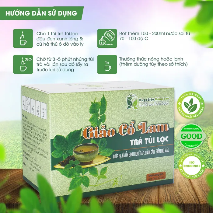 Trà Túi Lọc Giảo Cổ Lam 3