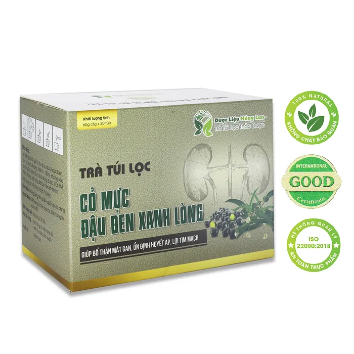 Trà Túi Lọc Cây Cỏ Mực Đậu Đen Xanh Lòng 1