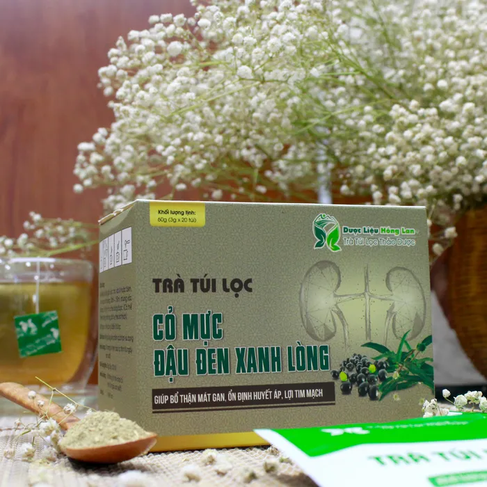 Trà Túi Lọc Cây Cỏ Mực Đậu Đen Xanh Lòng 3