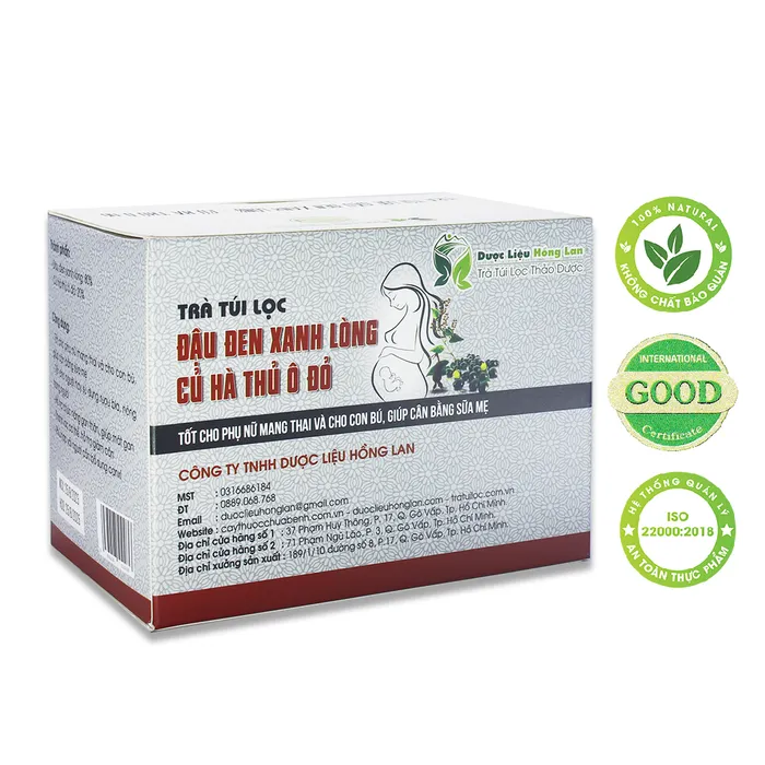 Trà Túi Lọc Đậu Đen Xanh Lòng Củ Hà Thủ Ô Đỏ  2