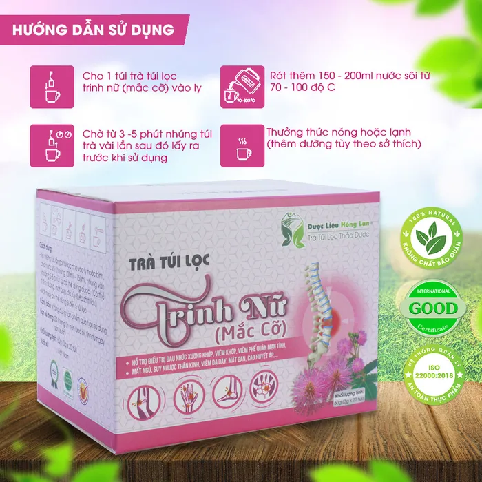 Trà Túi Lọc Cây Mắc Cỡ (Cây Xấu Hổ) 3