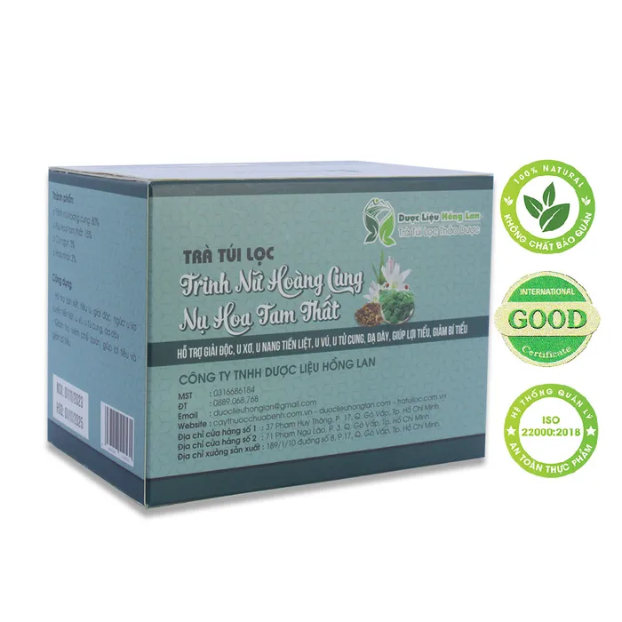 Trà Túi Lọc Trinh Nữ Hoàng Cung & Nụ Tam Thất  2
